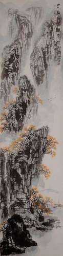 AUTUMN ON BA MOUNTAIN. China, 20th century. 135 x …