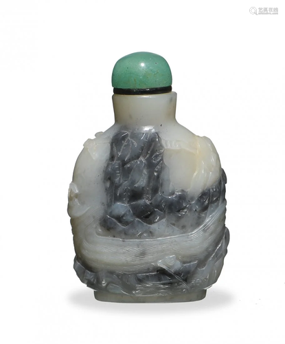 Chinese Jade Snuff Bottle, 18-19th Century