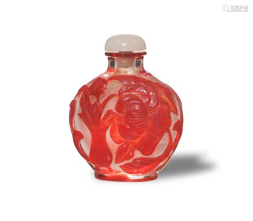 Chinese Peking Glass Snuff Bottle, 19th Century