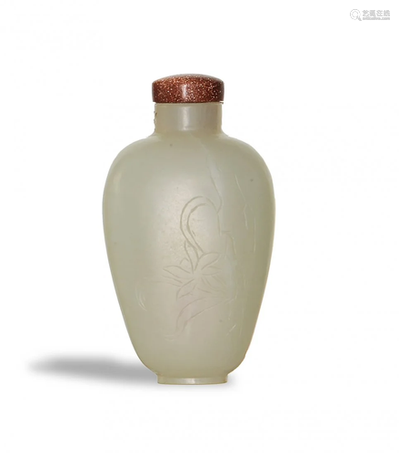 Chinese Jade Snuff Bottle, 18th Century