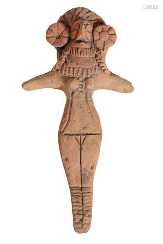 INDUS VALLEY TERRACOTTA FERTILITY FIGURE, POSSIBLY 2000BC