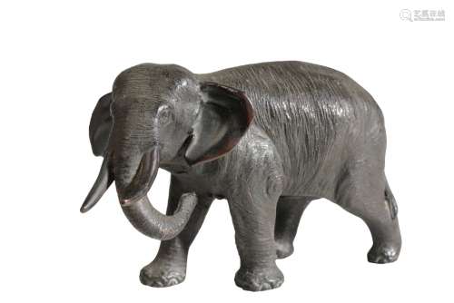 SMALL BRONZE ELEPHANT, BY SEIYA, MEIJI PERIOD