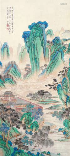 徐邦达（1911～2012） 山水 立轴 设色纸本