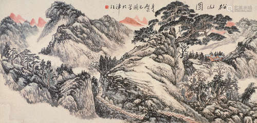 陈玉圃（b.1946） 松山图 镜片 设色纸本