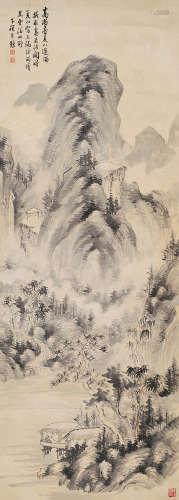 吴子深（1893～1972） 山水 镜片 水墨纸本