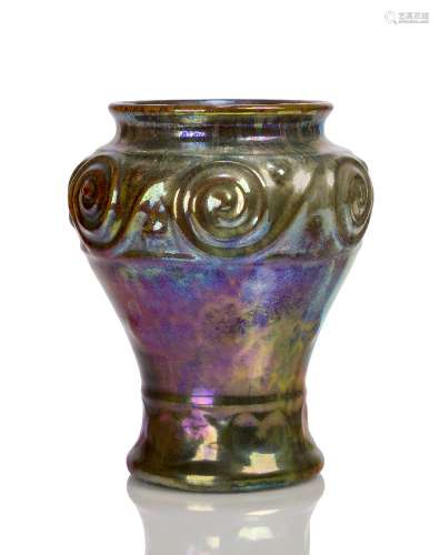 Richard Joyce (1873-1931), a Pilkington Lancastrian Lustre vase c.1915, faint impression of maker'
