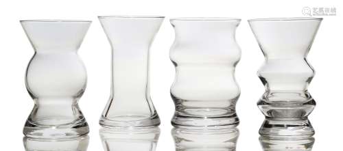 Studio Alchimia (1976-1992), a group of water glasses c.1985 Comprising: a set of 6 double gourd