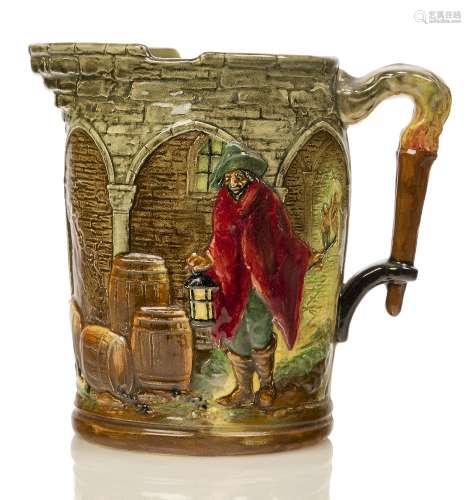 Royal Doulton, an earthenware Limited Edition 'Guy Fawkes' Jug designed by H. Fenton Produced