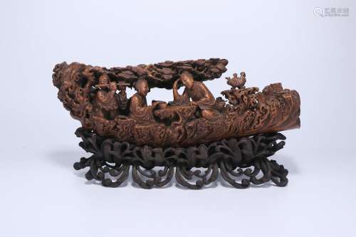 chinese qing dynasty bamboo ornament
