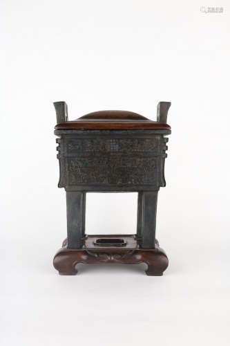 chinese bronze incense burner,ming dynasty