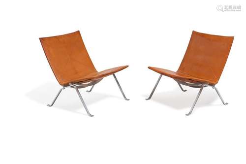 Poul KJAERHOLM (1929 1980) Paire de chauffeuses PK…