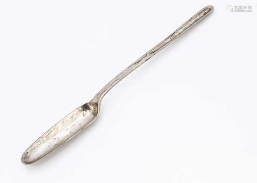 A modern silver marrow scoop by Francis Howard Ltd, Sheffield 1993, 1.45ozt and 21.5cm