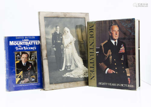 Of Lord Mountbatten interest, a George V silver photograph frame by Goldsmiths & Silversmiths,