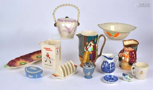 A mixed quantity of predominantly British 20th century ceramics, to include a Beswick Romeo and