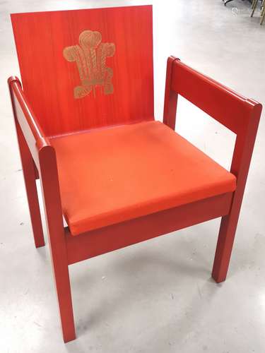 A pair of 1960s Investiture chairs by Remploy, designed by Anthony Armstrong Jones, stamped to under