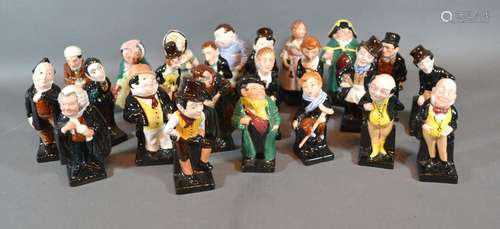 A Complete Set of Twenty Four Royal Doulton figures from the Charles Dickens series