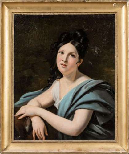 Ecole FRANCAISE vers 1820 : Portrait de Gabrielle …