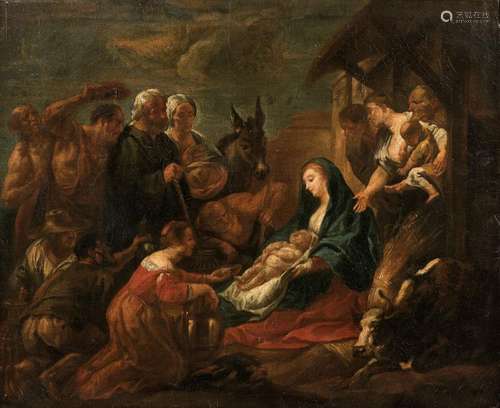 Attribué à Jacob JORDAENS (1593 1678) Adoration d…