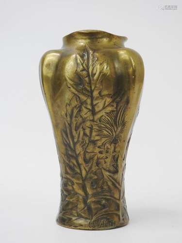 Alexandre VIBERT (1847 1909) : Vase à panse haute …