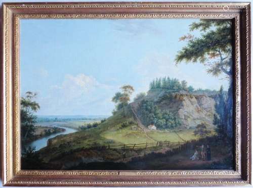 Théodore de BRUYN (1726 1804) Vue de Donington Pa…