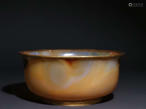 CHINESE AGATE BOWL