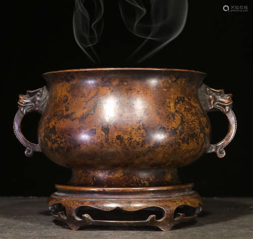 XUANDE MARK, CHINESE BRONZE CENSER