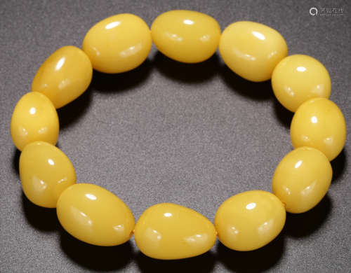 A BEESWAX STRING BRACELET