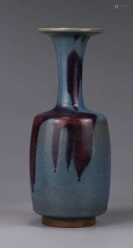 A JUN YAO BLUE&PURPLE GLAZE VASE