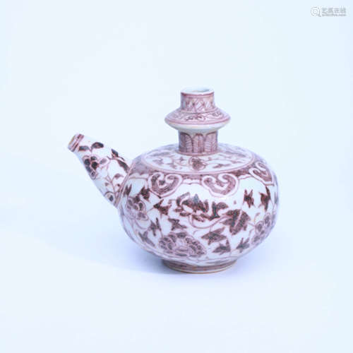 A Chinese Underglazed Red Porcelain Pot