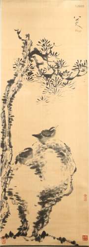 A Chinese Flower&Bird Painting, Ba Da Shanren Mark