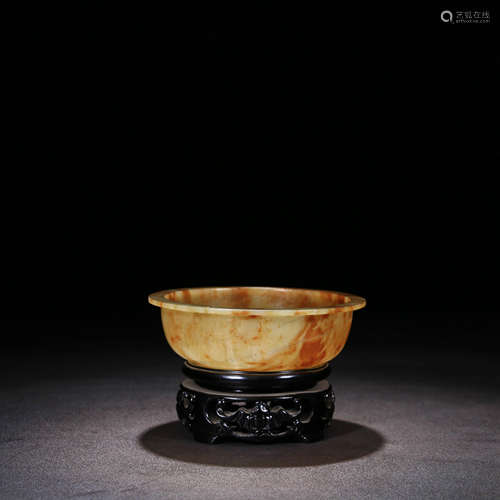 A Chinese Hetian Jade Bowl 