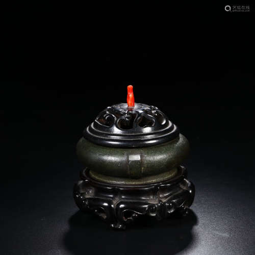 A Chinese Copper Incense Burner