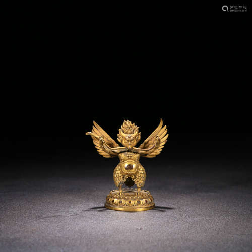 A Chinese Gild Bronze Ornament