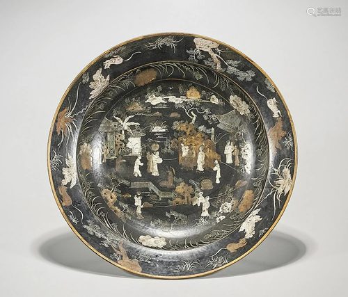 Chinese Painted Porcelain Charger