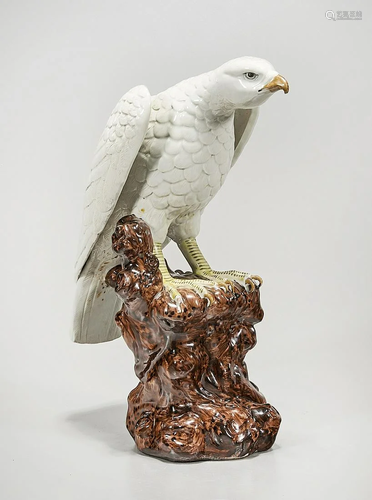 Chinese Porcelain Bird of Prey