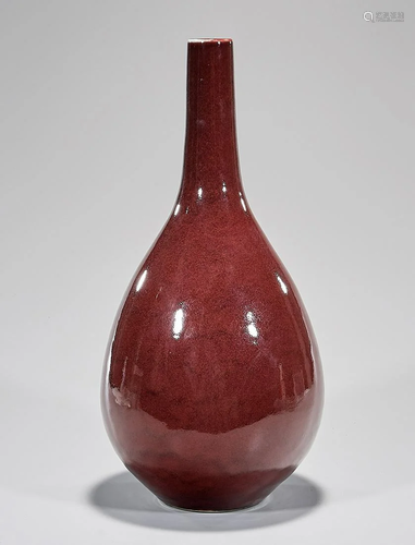 Chinese Oxblood Porcelain Vase