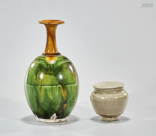 Two Chinese Glazed Ceramics