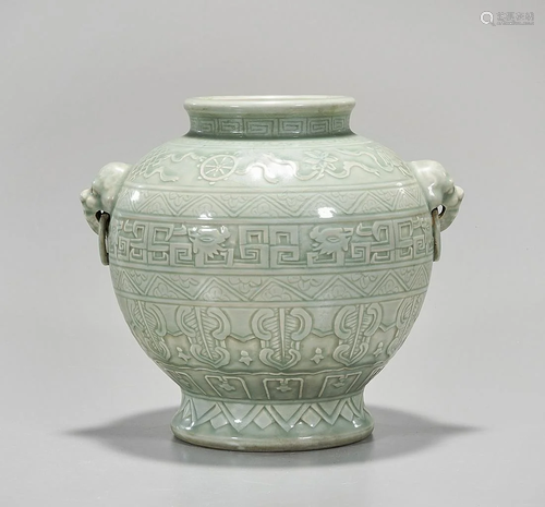 Chinese Celadon Porcelain Vase