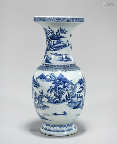 Chinese Blue and White Porcelain Vase