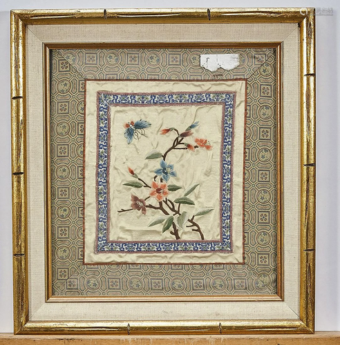 Framed Chinese Embroidery