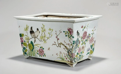 Chinese Enameled Porcelain Planter