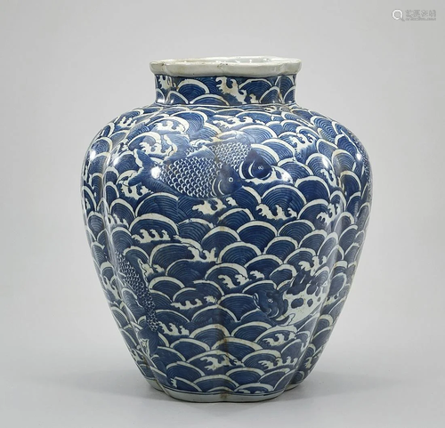 Chinese Blue and White Porcelain Vase