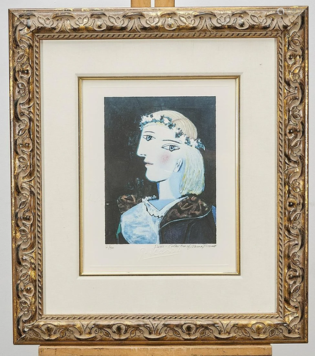 Framed Lithograph, After Picasso