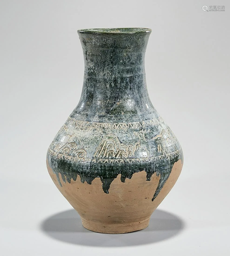 Chinese Glazed Ceramic Vase