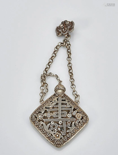 Silver Incense Pendant