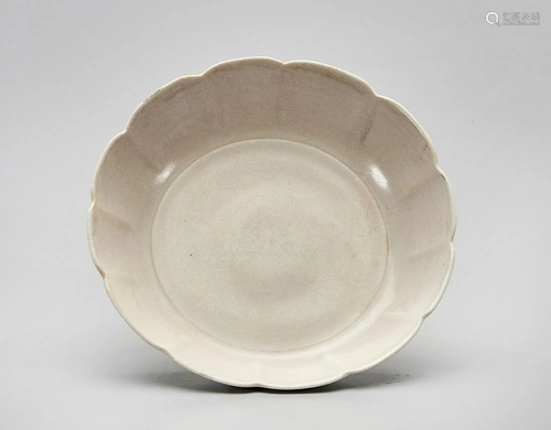 Chinese Ding-Style Porcelain Dish