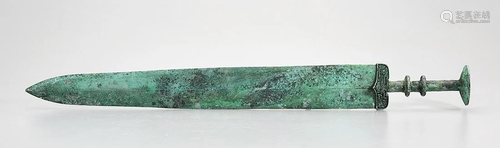 Chinese Warring-States Style Bronze Sword