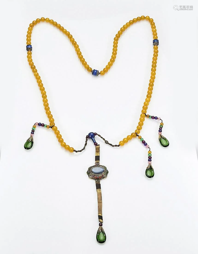 Chinese Ceremonial Court Bead Necklace