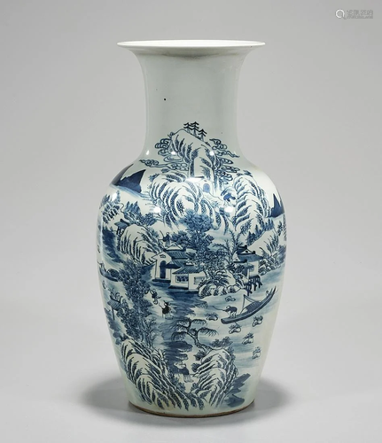 Chinese Blue and White Porcelain Vase