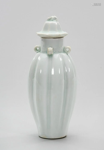 Chinese Qingbai Porcelain Covered Vase